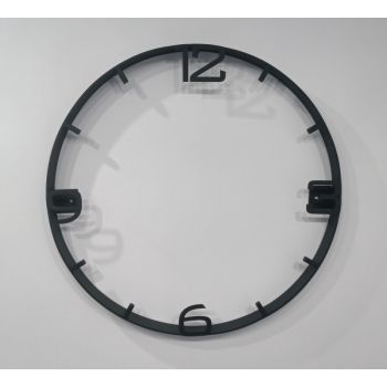 Obręcz stalowa pod zegar z cyframi i wskaźnikami LOFT